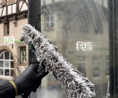Glasreinigung Glasscheibe